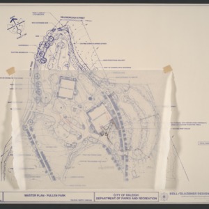 Pullen Park -- Study of Pullen Park North of Railroad with Overlay