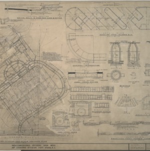 Non-Commissioned Officers Open Mess, 82nd Airborne Division -- Site Plan and Details