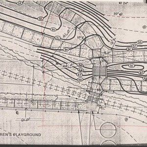 Pullen Park Phase VI Construction -- Topographic Map