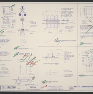 Pullen Park Phase VI Construction -- Area North of Railroad Details