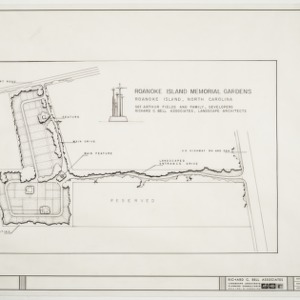 Roanoke Island Memorial Gardens -- Site plan
