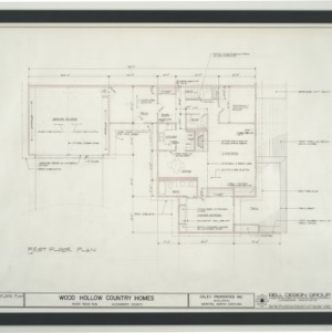 Wood Hollow Country Homes -- Typical First Floor Plan