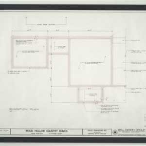 Wood Hollow Country Homes -- Typical Foundation Plan