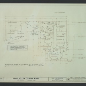 Wood Hollow Country Homes -- First Floor Lighting Plan