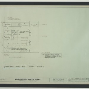 Wood Hollow Country Homes -- Basement Lighting Plan