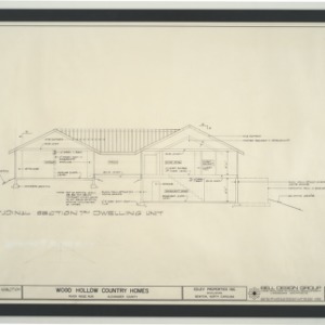 Wood Hollow Country Homes -- Typical Cross Section