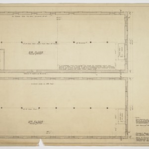 Second and third floor plans