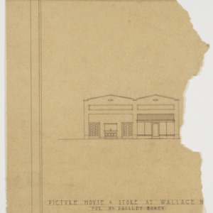Picture house and store elevation