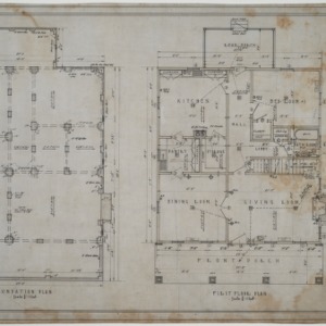 Foundation and First Floor Plans