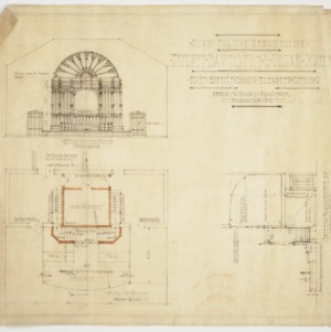 Pulpit Plan and Elevation