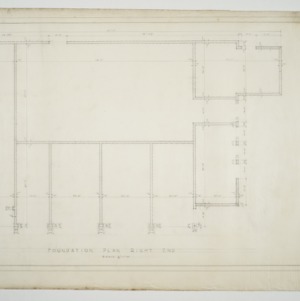 Foundation Plan - Right End