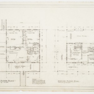 Ground and Main Floor Plans