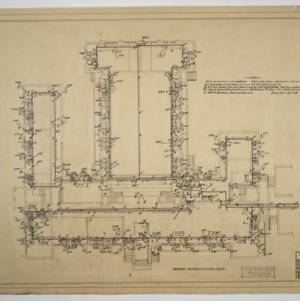 Ground Floor and Piping Plan