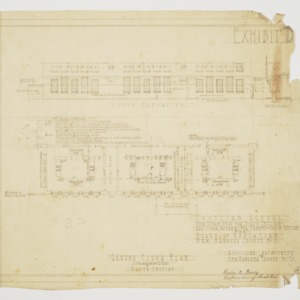 South Elevation and Ground Floor Plan