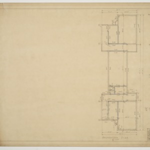 Foundation plans and footing details