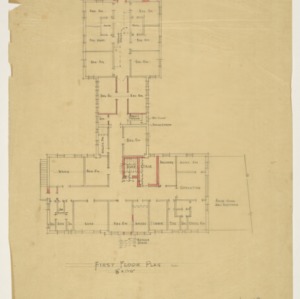 Dosher Memorial Hospital -- First floor plan