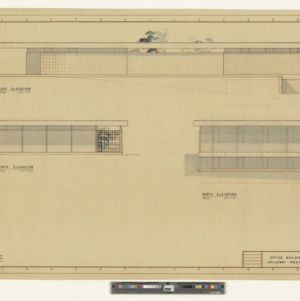 Office Building for Holloway-Reeves -- North, south, and east elevations