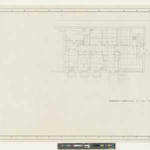 Office building (606 Wade Avenue) -- Basement floor plan, matte master