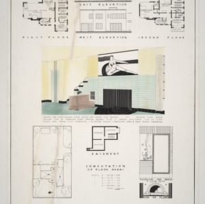Doctor's Residence for Suntile Architectural Competition -- Floor Plans