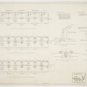 First floor heating plan and pipe details