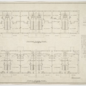 First and second floor wiring plan