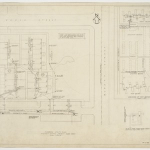 Plumbing utility and hot water supply plans