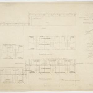 Typical unit first and second floor piping plans