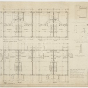 Two bed room unit floor plans