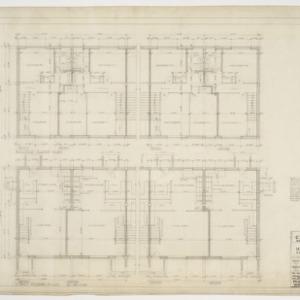 Two and three bed room unit floor plans