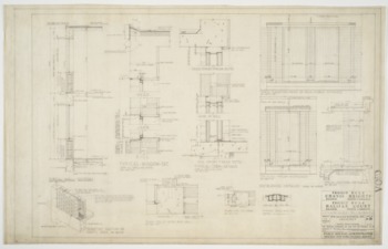 Door And Window Elevations Sections And Details Chavis Heights Raleigh N C Mc 003 Ff0009 008 001 0010 Nc State University Libraries Rare And Unique Digital Collections Nc State University Libraries Rare And Unique Digital