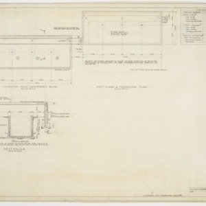 Foundation plan and details