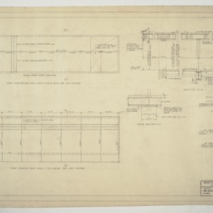 Carolina Country Club, Locker Building - Framing Plans and Miscellaneous Details