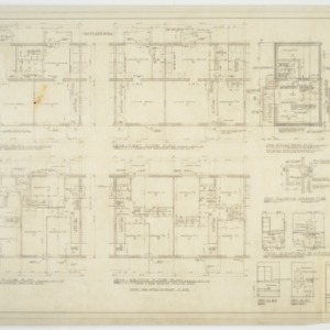 Floor plans of dwelling units