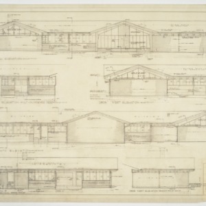 Elevations for building 'F'