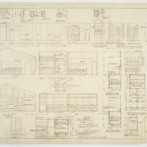 Cabinet and interior elevations