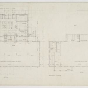 First and second floor plan