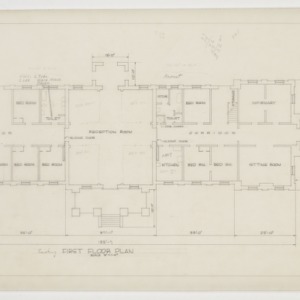Existing first floor plan