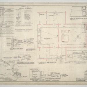 North Carolina School for the Blind and Deaf -- Dining Hall Floor Plan and Reference Details