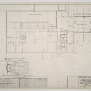News & Observer, Alterations and Additions -- Second Floor Plan, Misc. Details