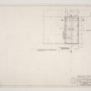 News & Observer, Additions -- Mezzanine Floor Plan