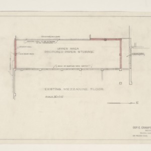 News & Observer -- Mezzanine Floor and Paper Storage Plan