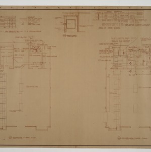 Wachovia Bank and Trust Co. Branch Banks -- Mechanical and Plumbing Plans, and Details