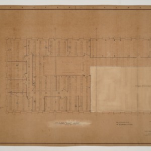 Wachovia Bank and Trust Co. Floor Plans -- Ceiling Module, 7th Floor, West