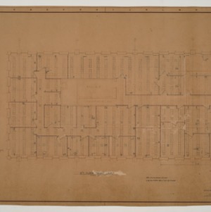 Wachovia Bank and Trust Co. Floor Plans -- Ceiling Module, 8th Floor, West