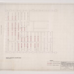 Wachovia Bank and Trust Co. Miscellaneous Floor Plans -- Partial 7th Floor Plan - Ceiling Plan and Electrical Plan