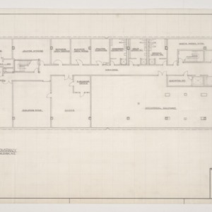 Wachovia Bank and Trust Co. Miscellaneous Floor Plans -- Basement Floor Plan