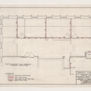 Wachovia Bank and Trust Co. Tenant Layouts -- Seventh Floor Plan