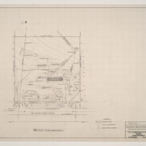 Wachovia Bank and Trust Co. Branch Banks -- Plot Plan, Near Nelson, NC
