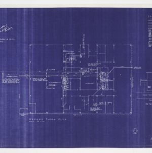 Ground floor plan and detail