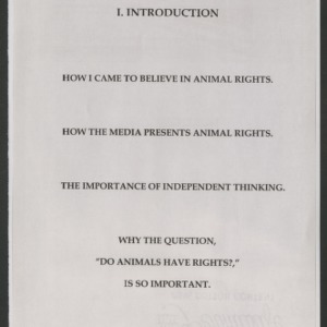 Animal Rights Overheads